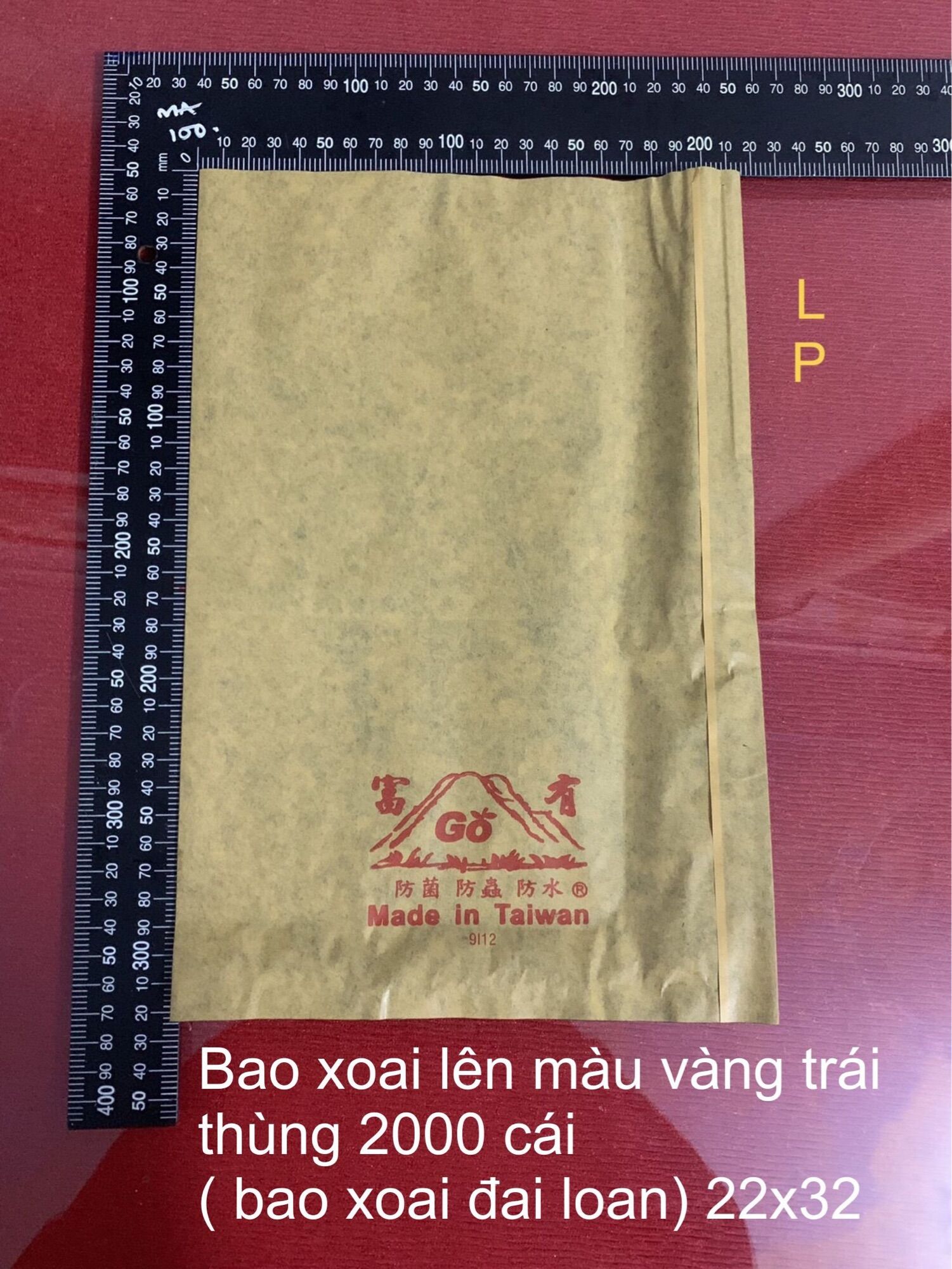 100 túi bao xoài vàng go loại thùng 2000 cái