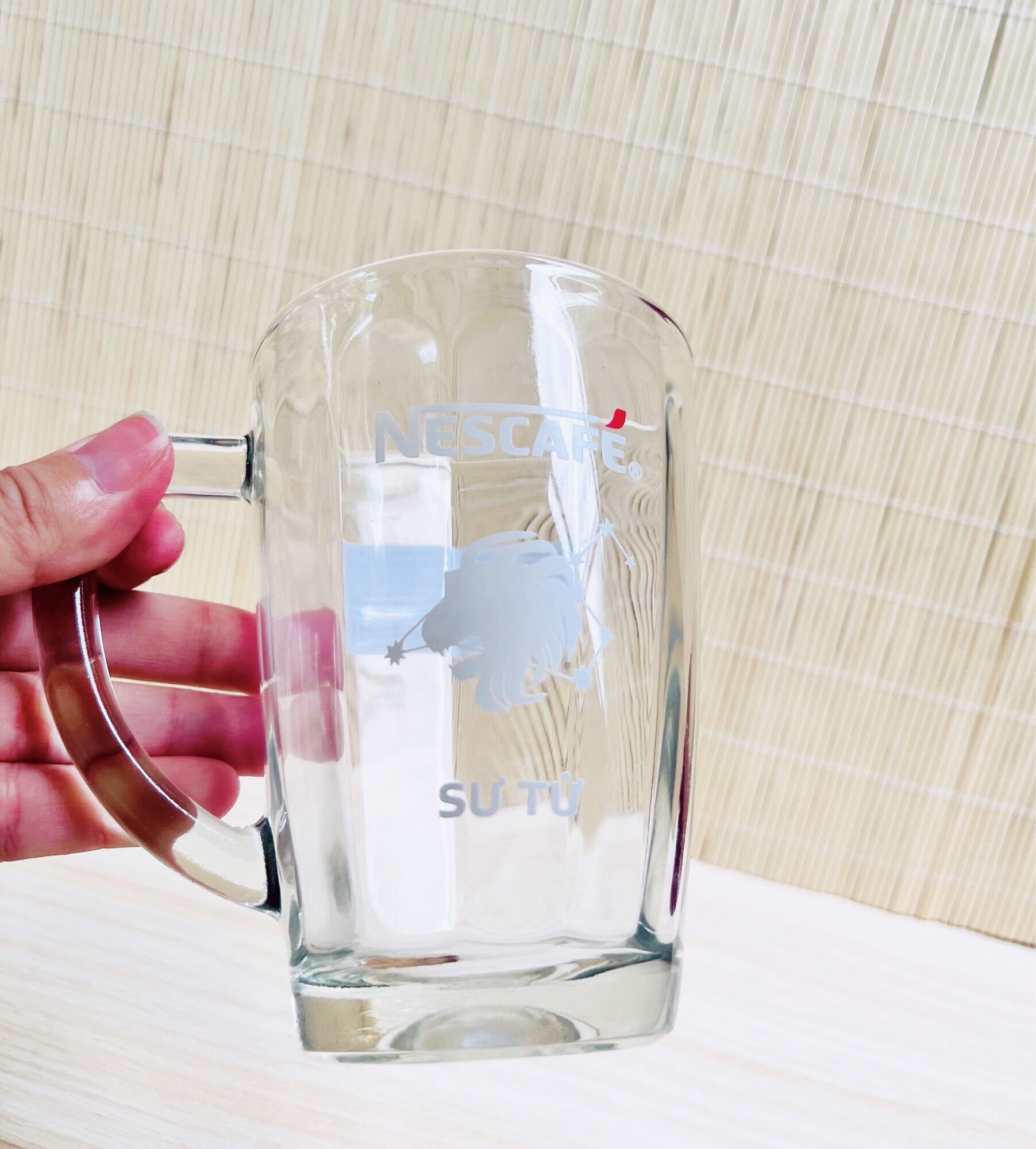 Ly thuỷ tinh dày dặn 340ml (HÀNG KM Nescafe)