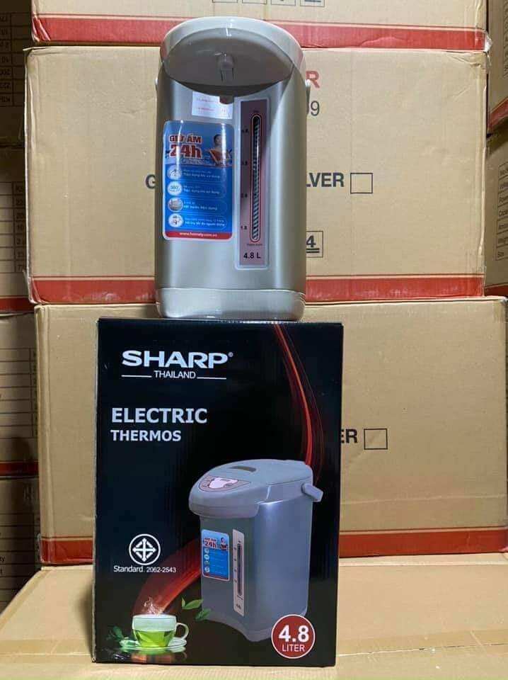 BÌNH THỦY ĐIỆN PHÍCH ĐIỆN SHARP 4.8 LÍT MẪU MỚI