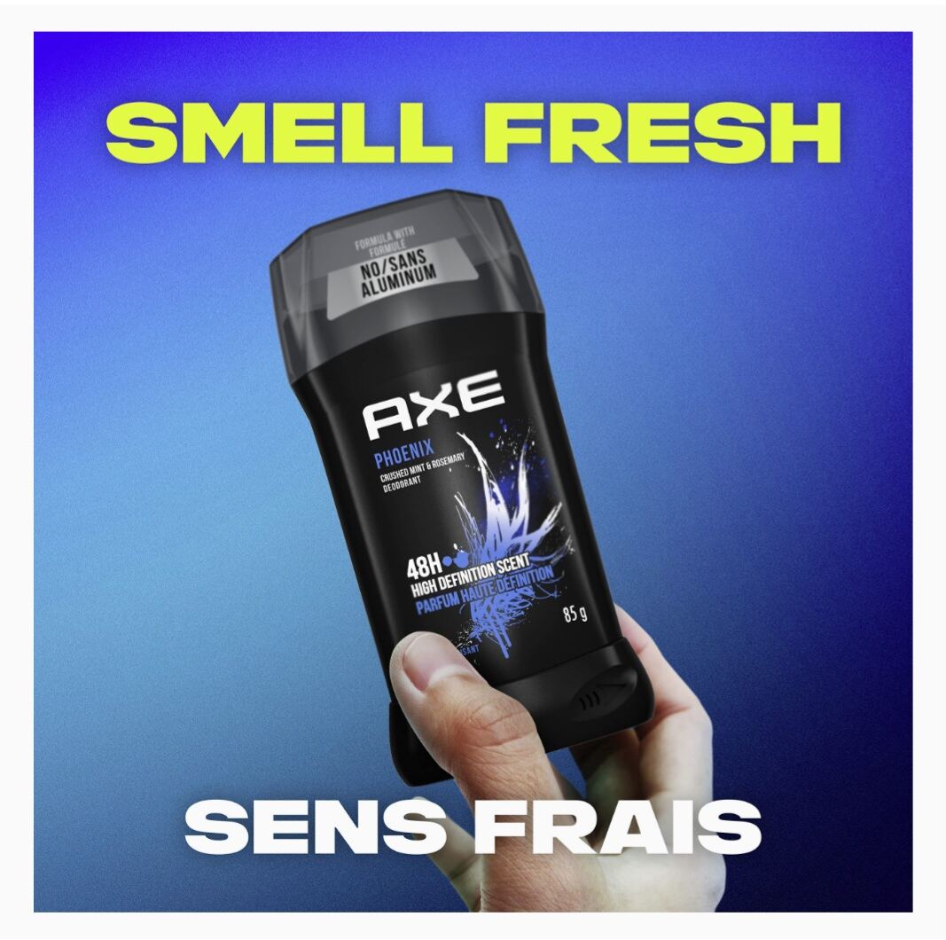 Lăn khử mùi AXE PHOENIX Anti Sweat  85g  - Hàng Mỹ.