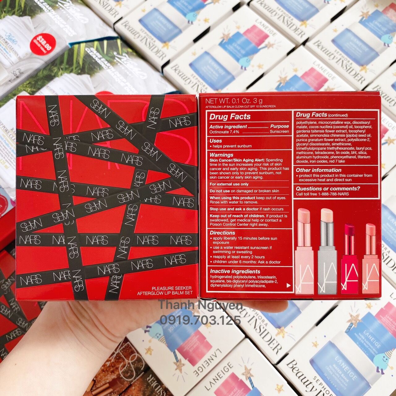 Set 4 son dưỡng nars afterglow - sephora us