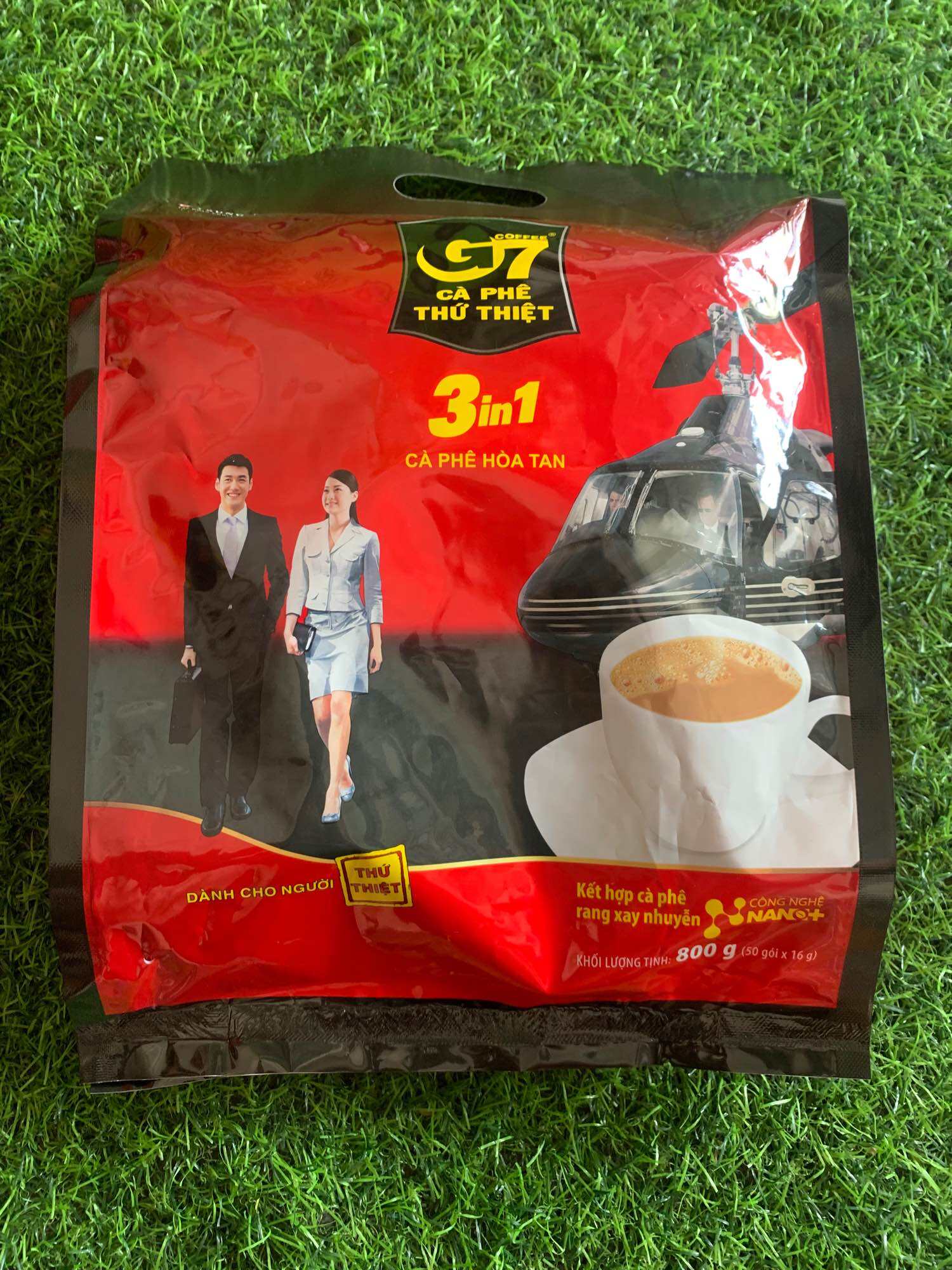 Cà phê G7 hoà tan 800g bịch 50 gói
