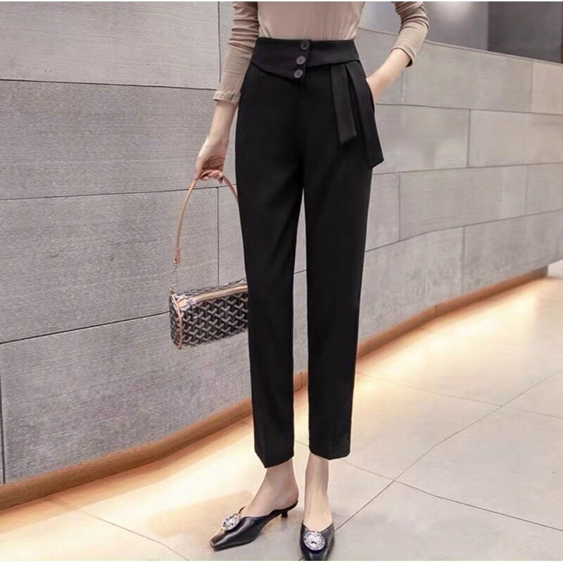 (SHOP TÁO ĐỎ BIGSIZE 50kg đến 90kg) quần baggy tây 3 nút