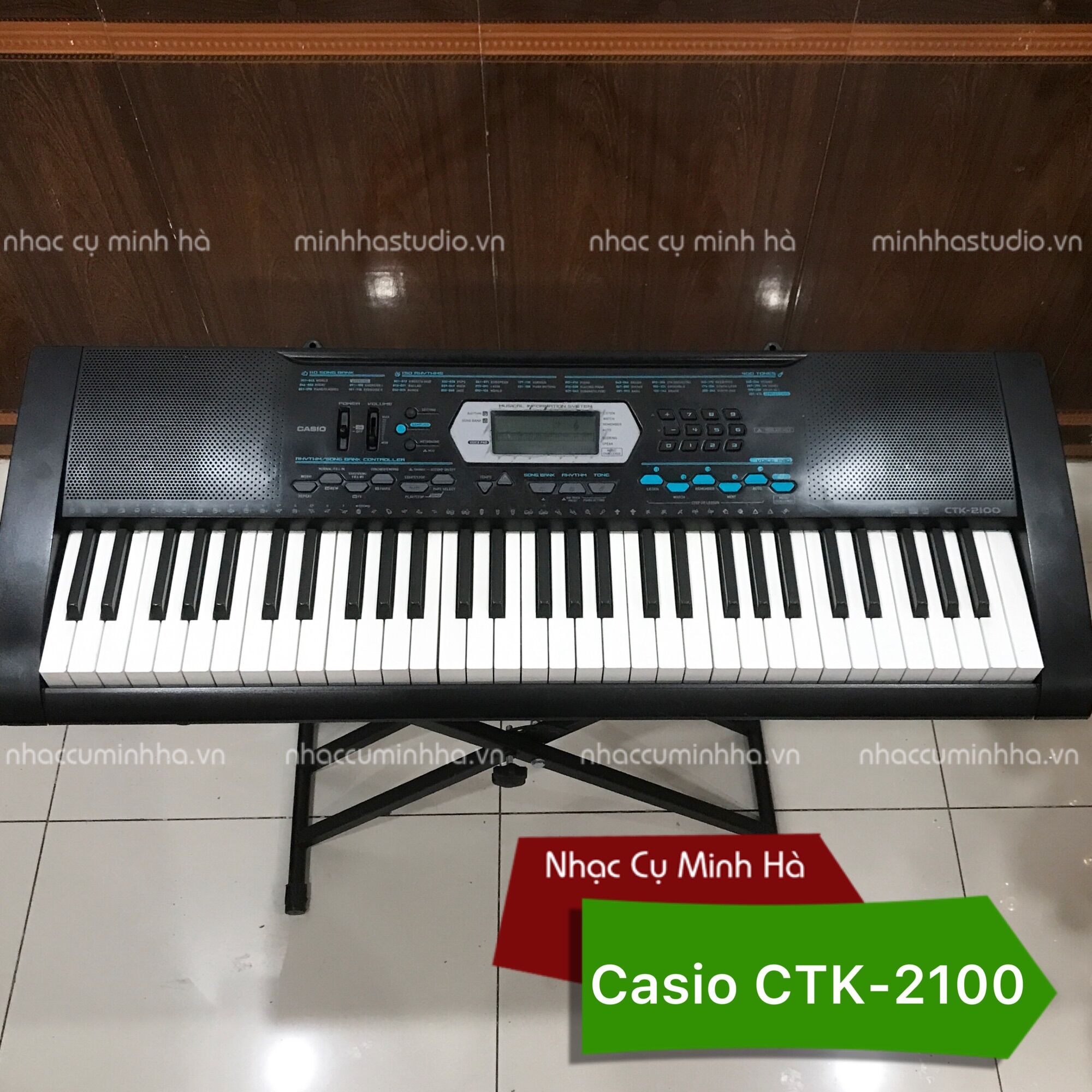 Organ casio ctk-2100 cao cấp, 400 tiếng, 150 điệu và nhiều chế độ chơi rất hay | nhạc cụ minh hà