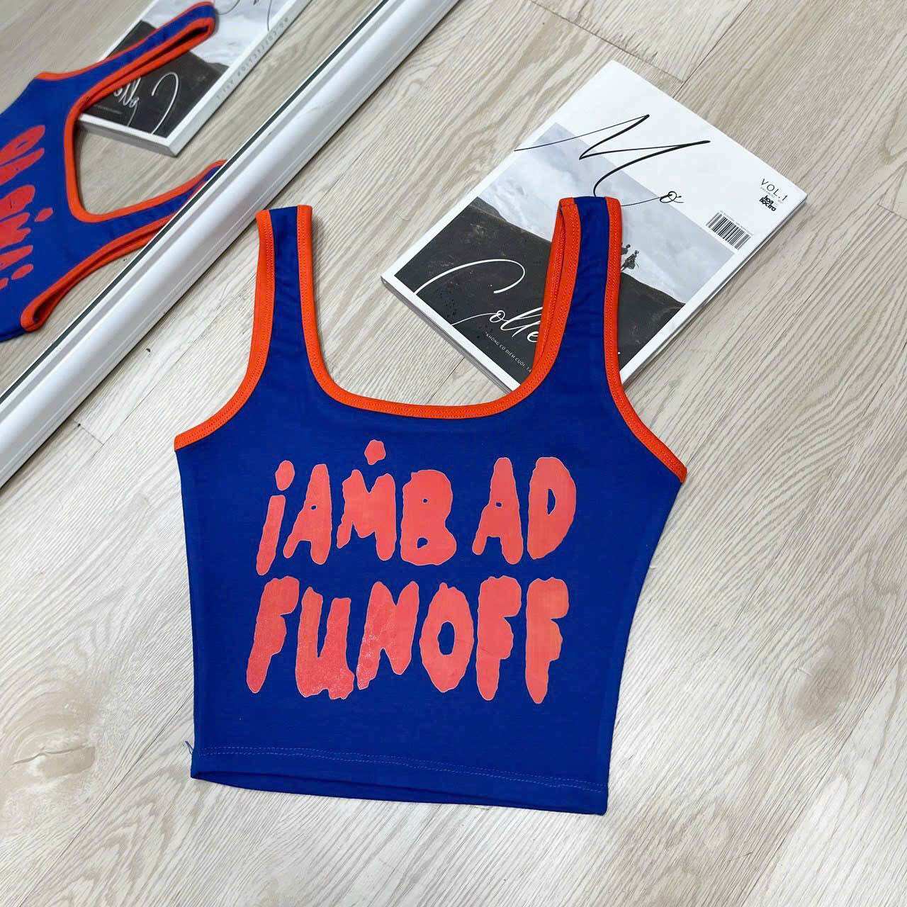 Áo ba lỗ viền fun offf ảnh thật