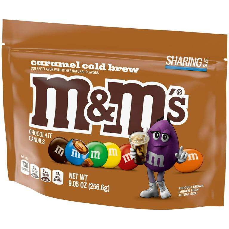 M&M's Caramel Cold Brew Chocolate Candies from My Goi 256Gr
