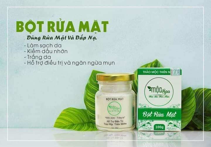bột rửa mặt