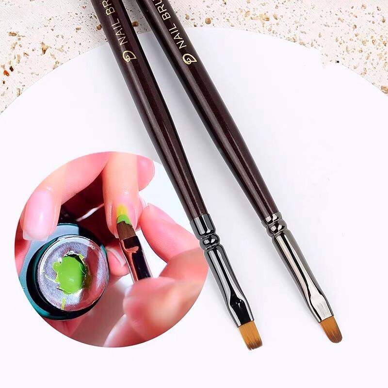 Cọ bản tròn , cọ bản vuông vẽ móng nail