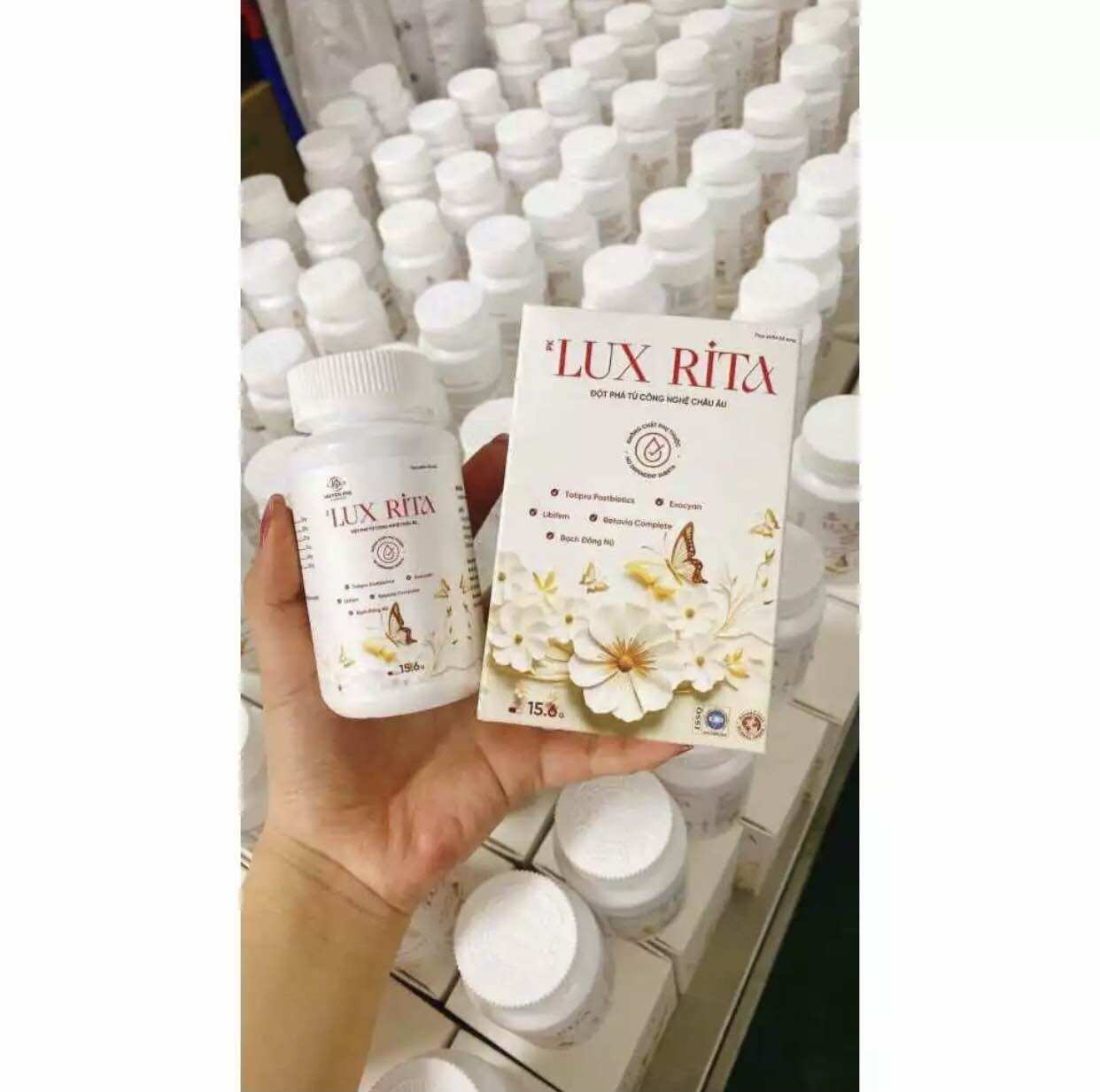 Viên uống Lux Rita Huyền Phi bổ sung lợi khuẩn