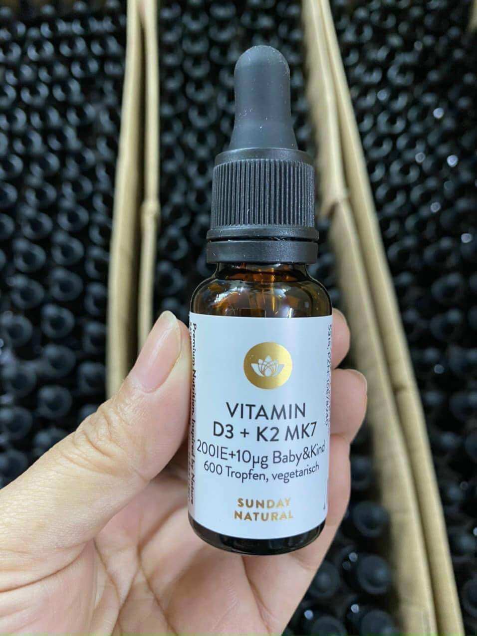Vitamin D3 + K2 Đức cho bé