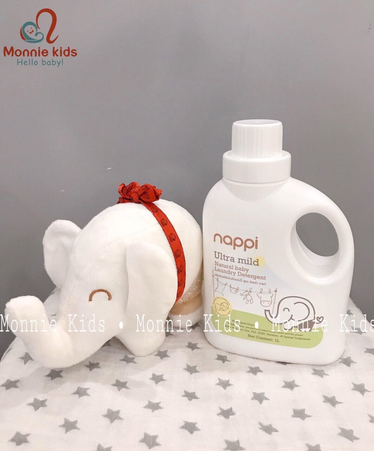 Nước Giặt Dầu Cọ Nappi 1000ML[ TẶNG KÈM VOI NAPPI XINH]