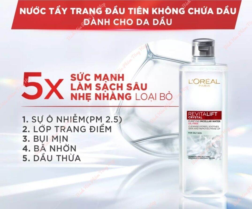 Nước tẩy trang L'Oreal Paris