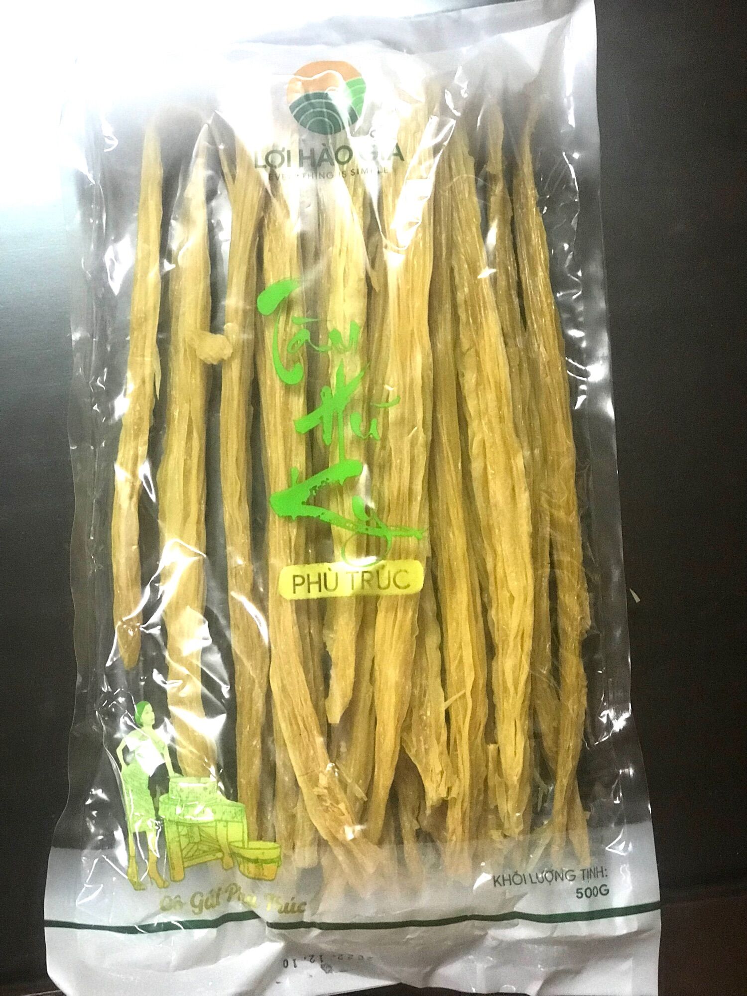 500gr Phù trúc ống - Váng đậu que