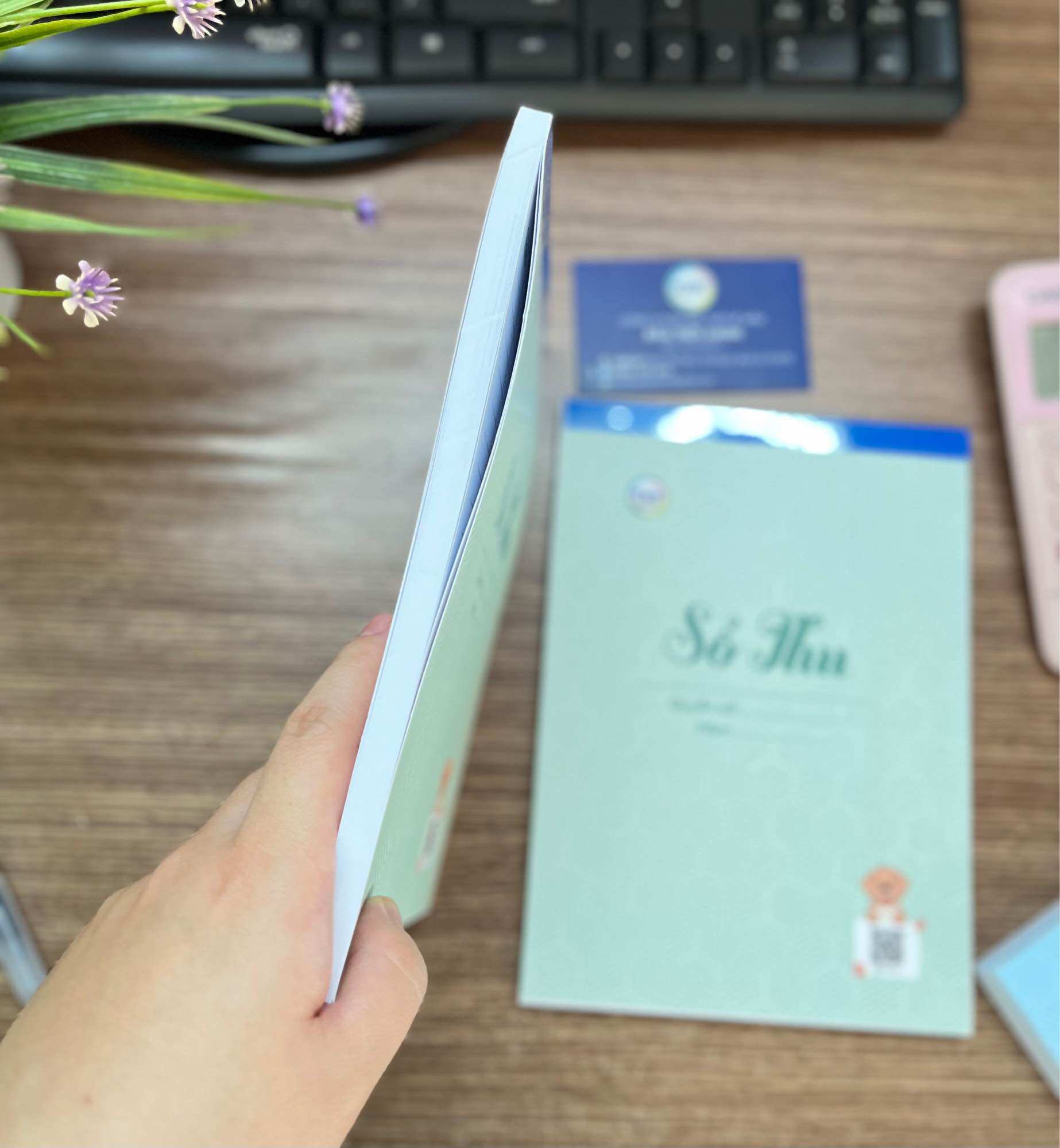 Sổ thu - sổ chi riêng lẻ khổ a5 / 70 tờ giấy dày