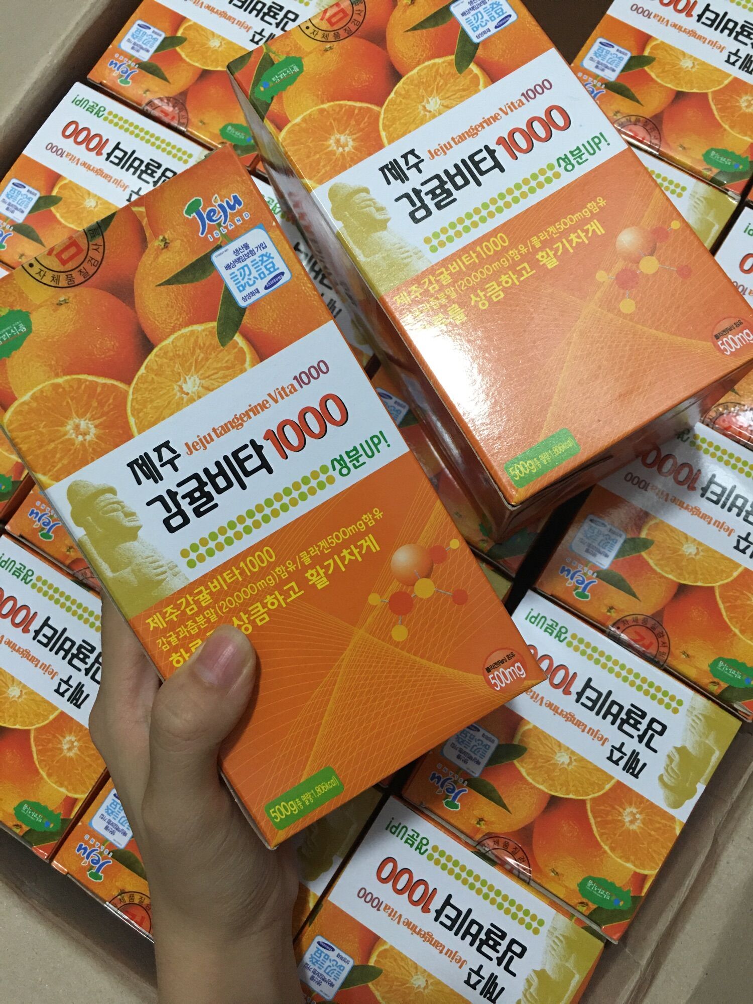 Viên ngậm vitamin c jeju 1000mg hàn quốc 334 viên