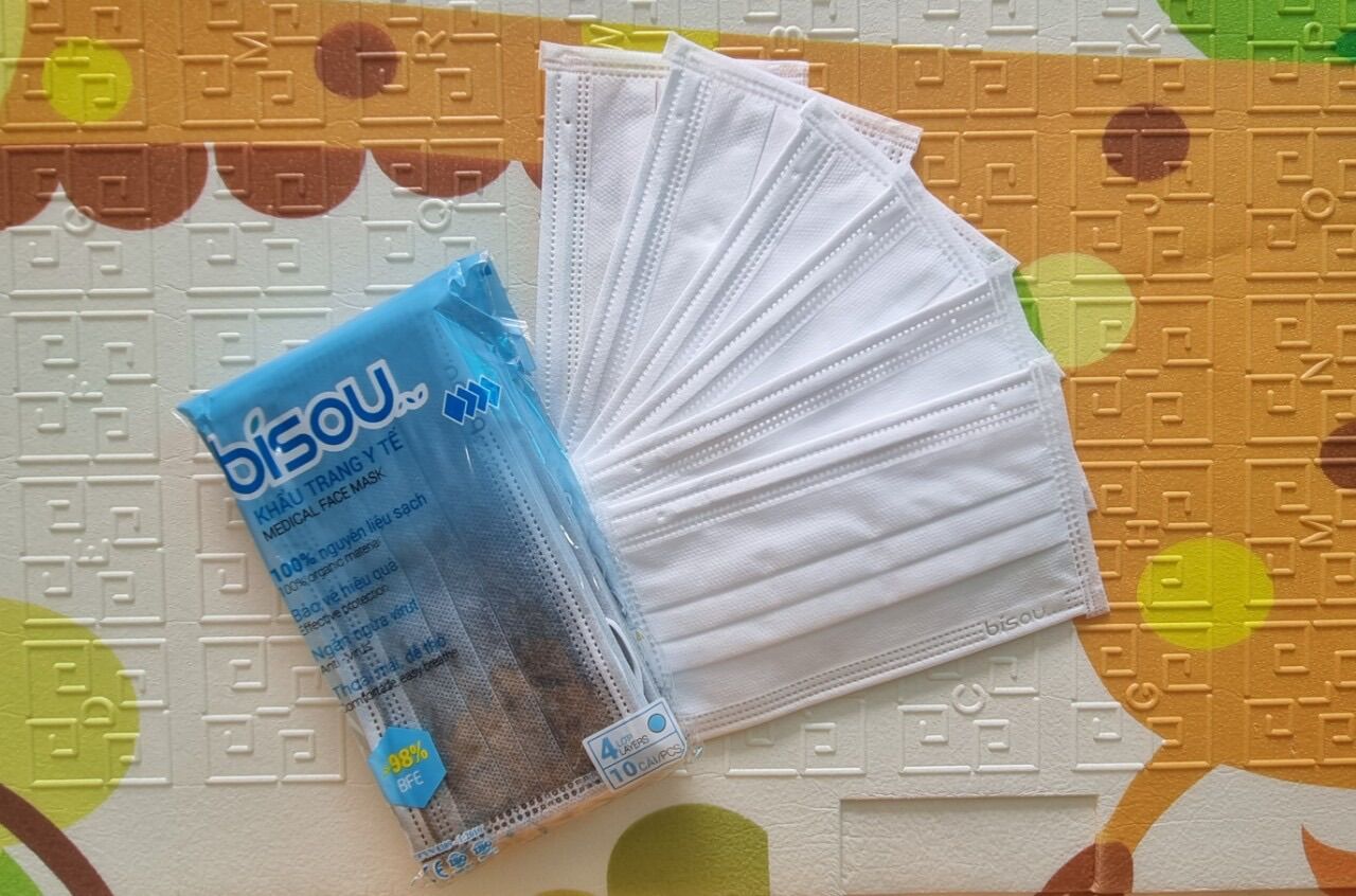 Khẩu trang y tế Bisou hộp 50 cái