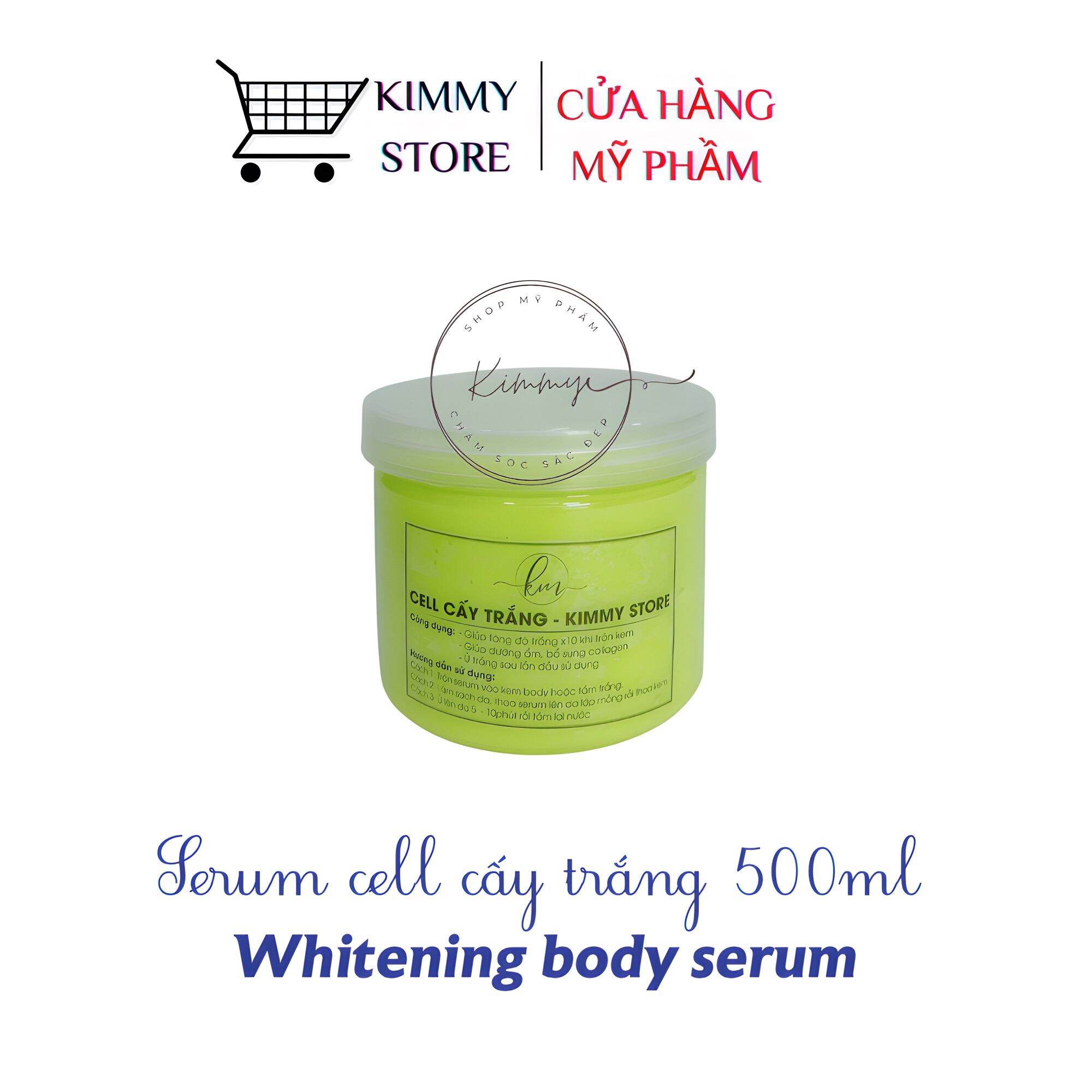 Lẻ hộp 500g cell cấy trắng sữa