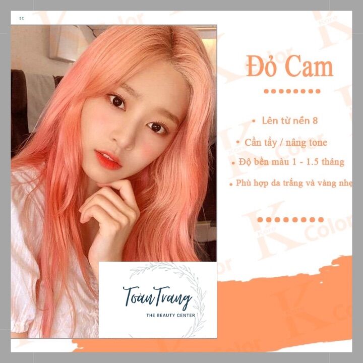 Thuốc nhuộm tóc màu Đỏ Cam |