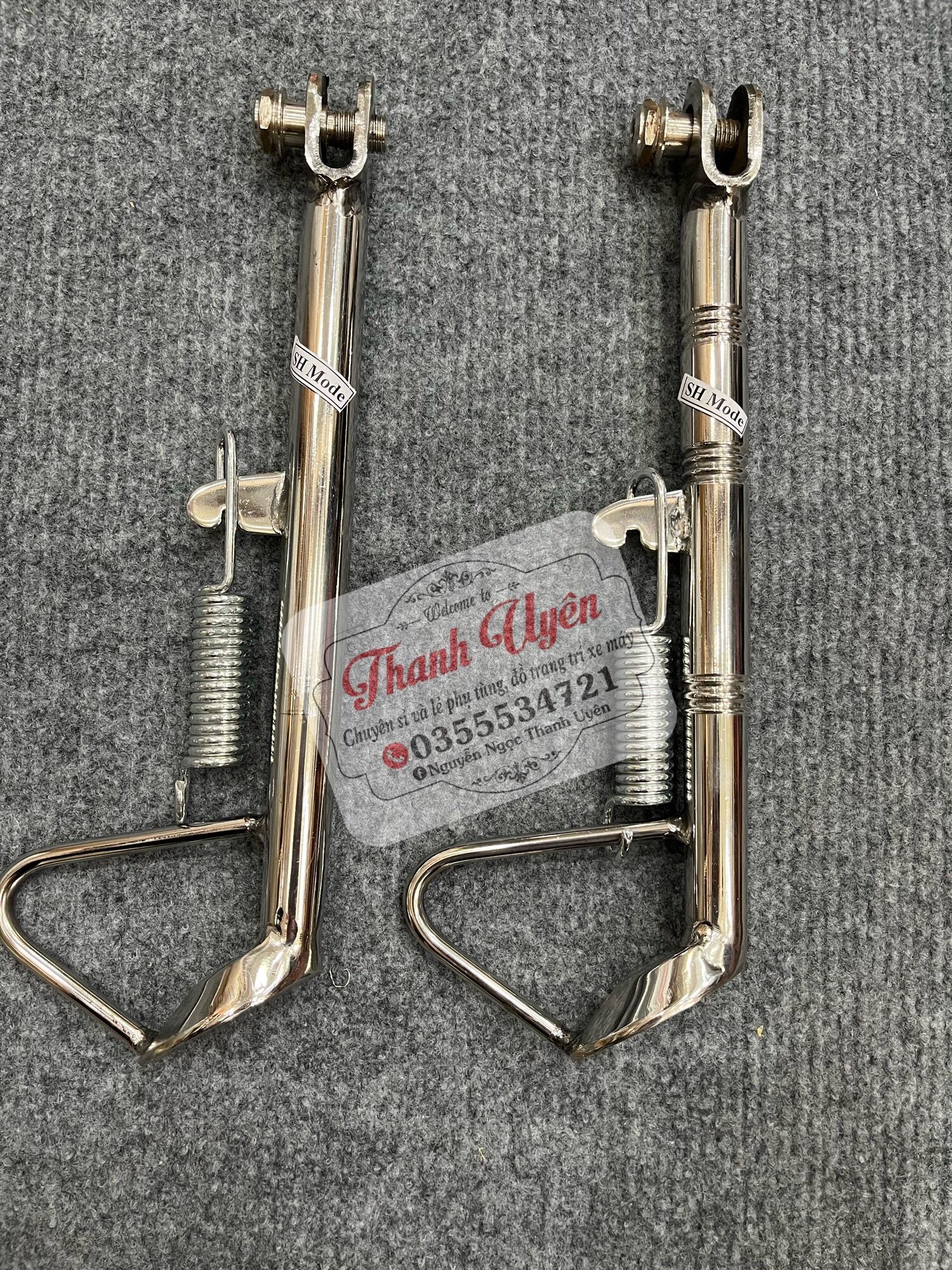 CHỐNG NGHIÊNG INOX 304 XE SH MODE CÁC ĐỜI( đẹp như hình)