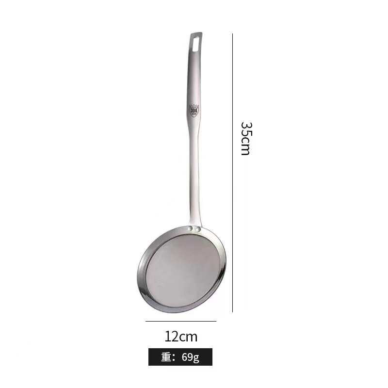 Thìa múc nước bọt lọc dầu inox 304 muỗng vớt lẩu thìa lọc dầu rây lọc màng nổi rây lọc thuốc rây lọc lưới nhỏ