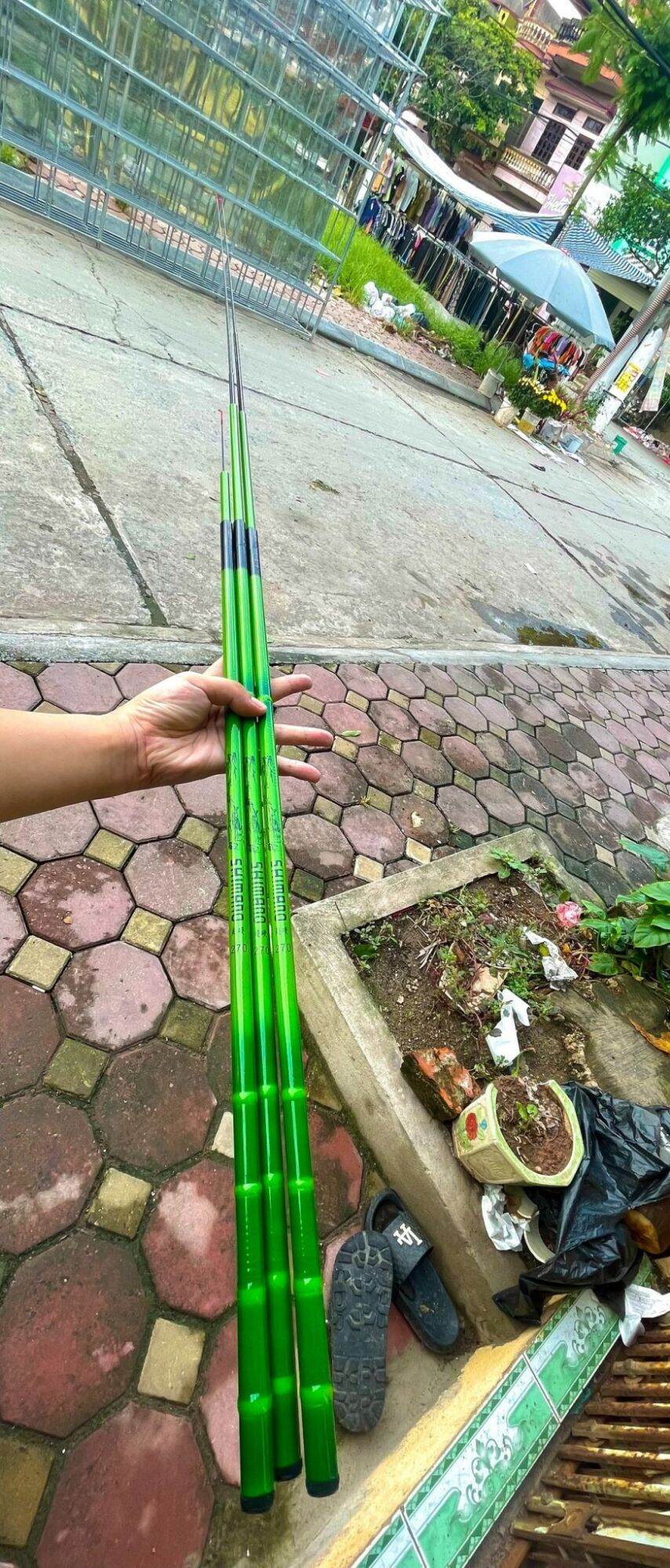 cần câu tay cần trúc xanh đủ size