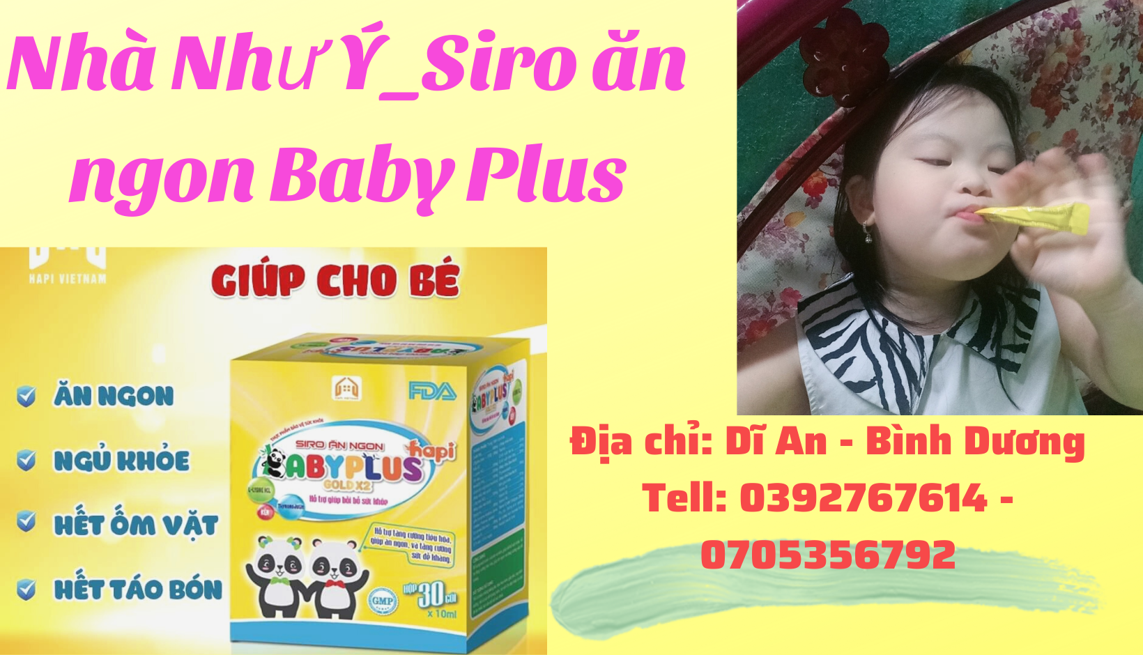 Siro ăn ngon Baby Plus chính hãng