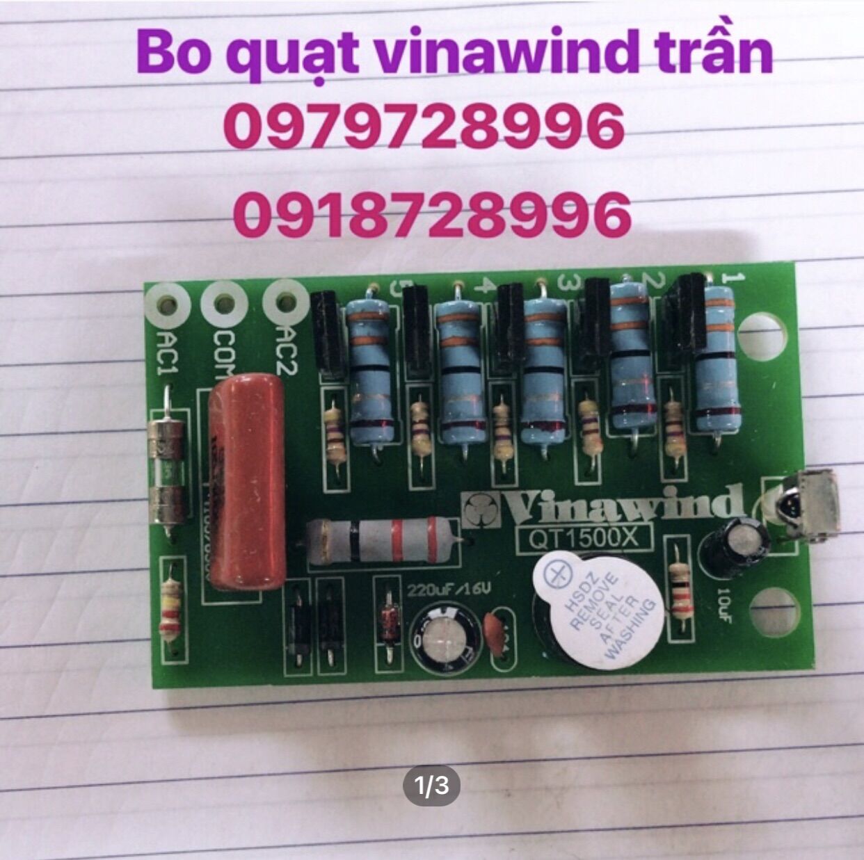Bo quạt vinawind trần
