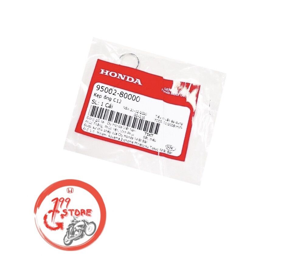 Phe kẹp ống xã cặn đen ngắn pô e + ống xã cặn dài lốc nồi Honda Phe Kẹp C12