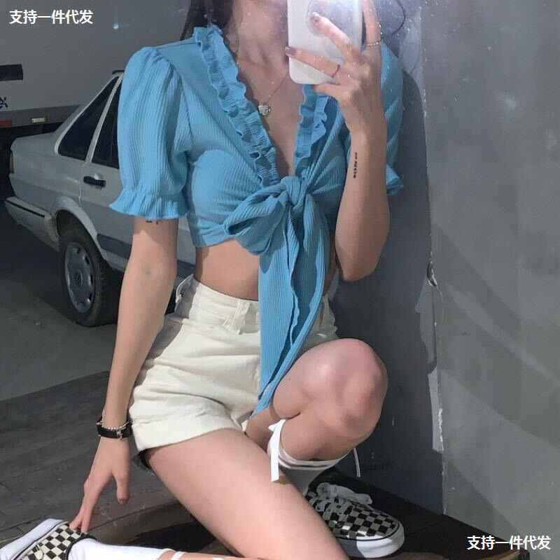 ÁO CROPTOP CỘT HAI KIỂU XINH ĐẸP A3