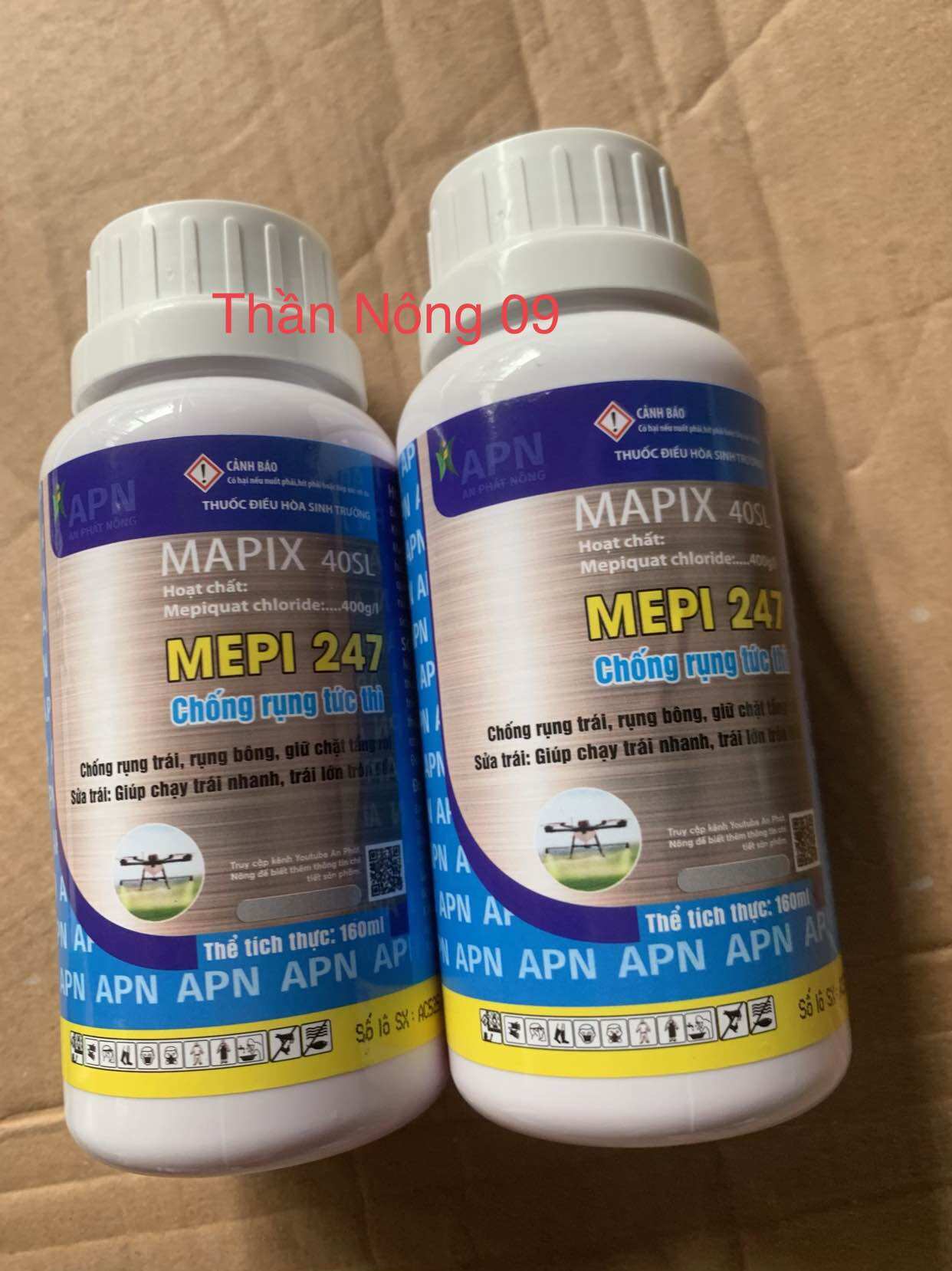 Mepi 247 chai 160ml chống rụng thức thời của An phát nông