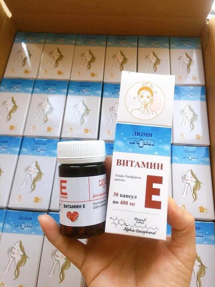 Vitamin e đỏ nga lumi mẫu mới 400mg