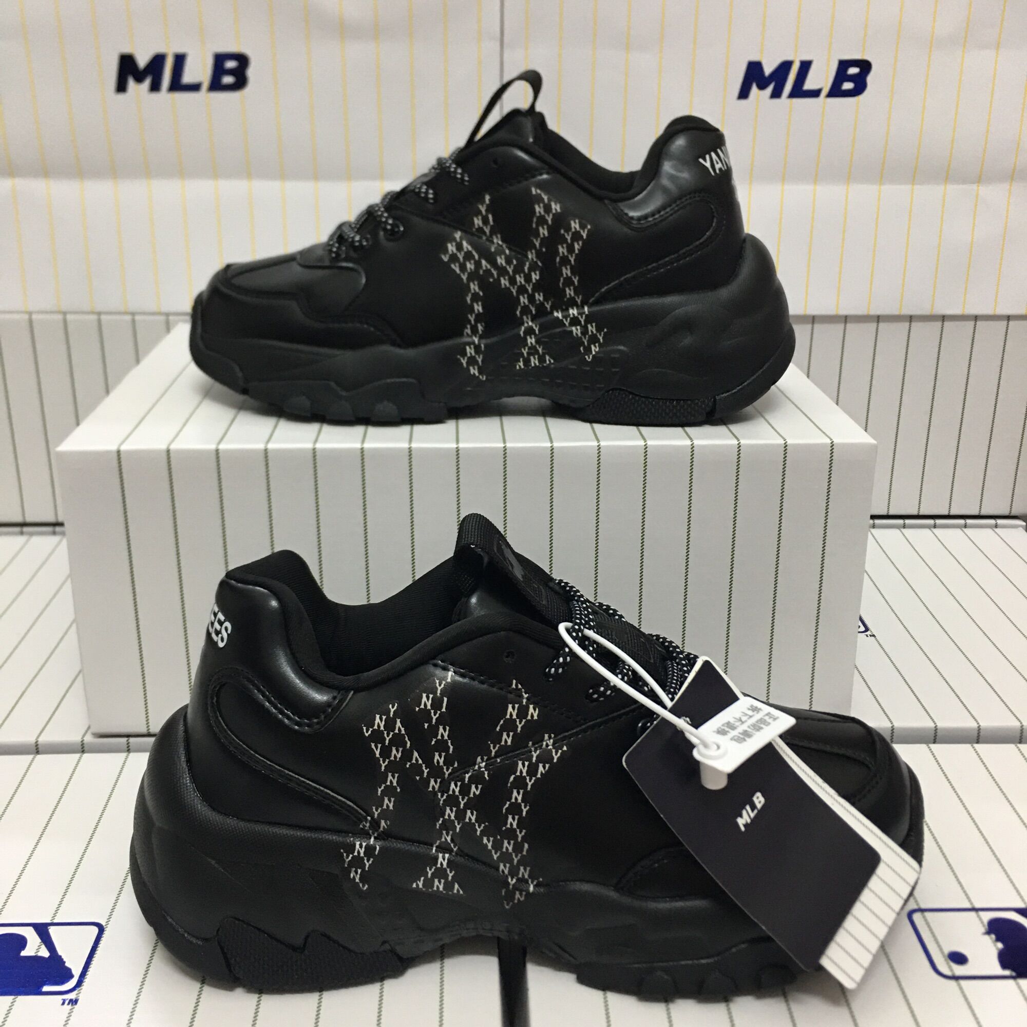 Giầy thể thao sneaker mlb ny monogram