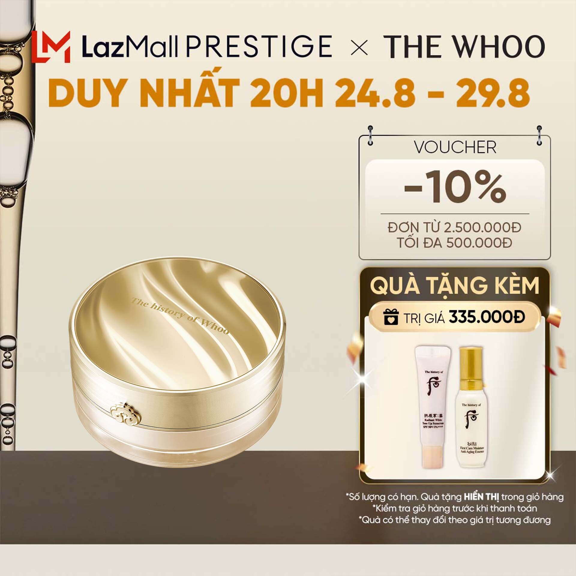 Phấn phủ Đông y dạng bột bắt sáng The history of Whoo Gongjinhyang Mi Jewelry Powder 28g