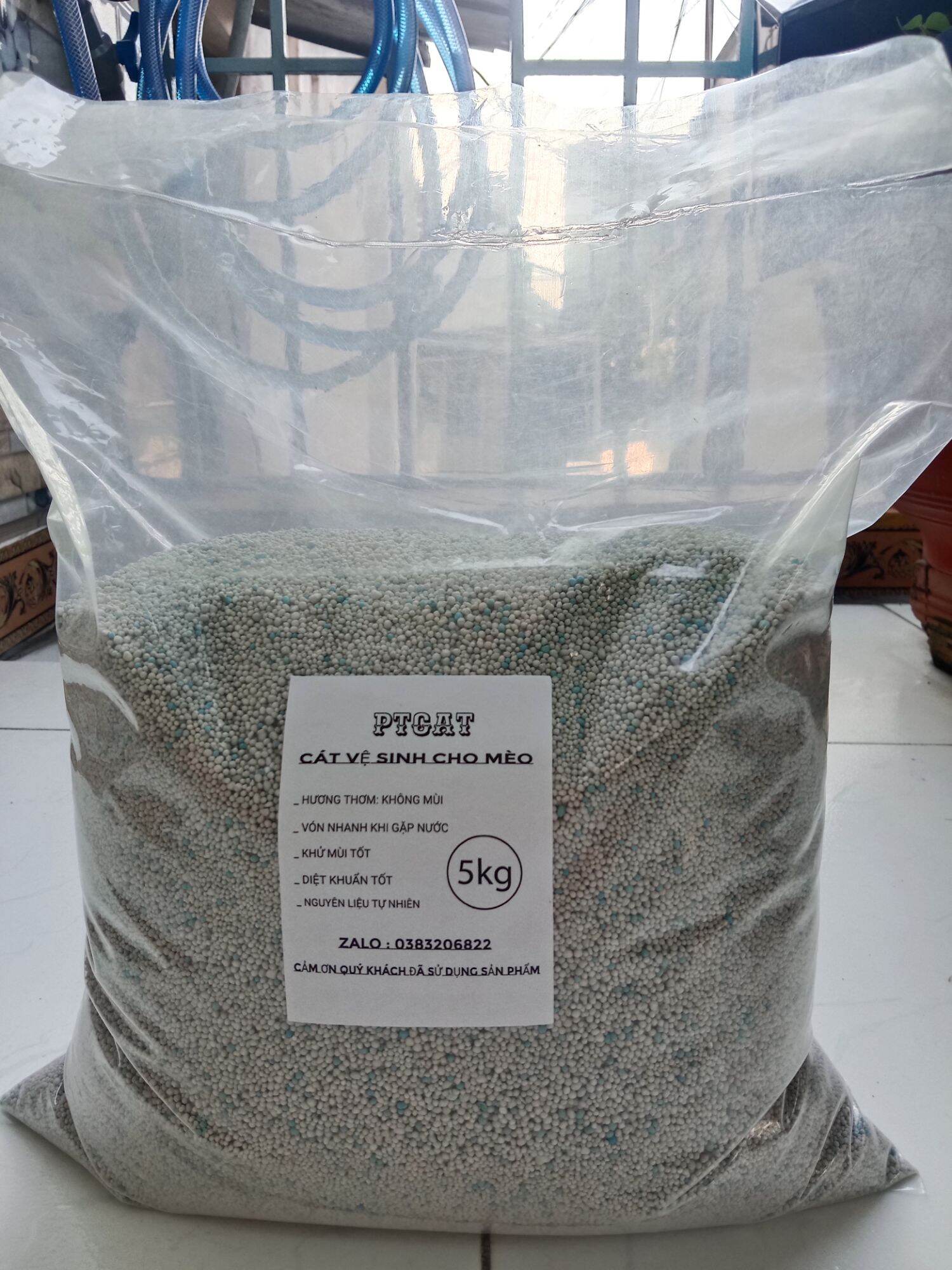 Cát vệ sinh cho mèo không mùi bao 5kg