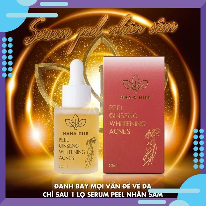 [Hcm]Hana Miss - Serum Mụn Hanamiss ♥ ️100% Khỏi Mụn♥ ️Đánh Thức Làn Da Hana Miss Chính Hãng