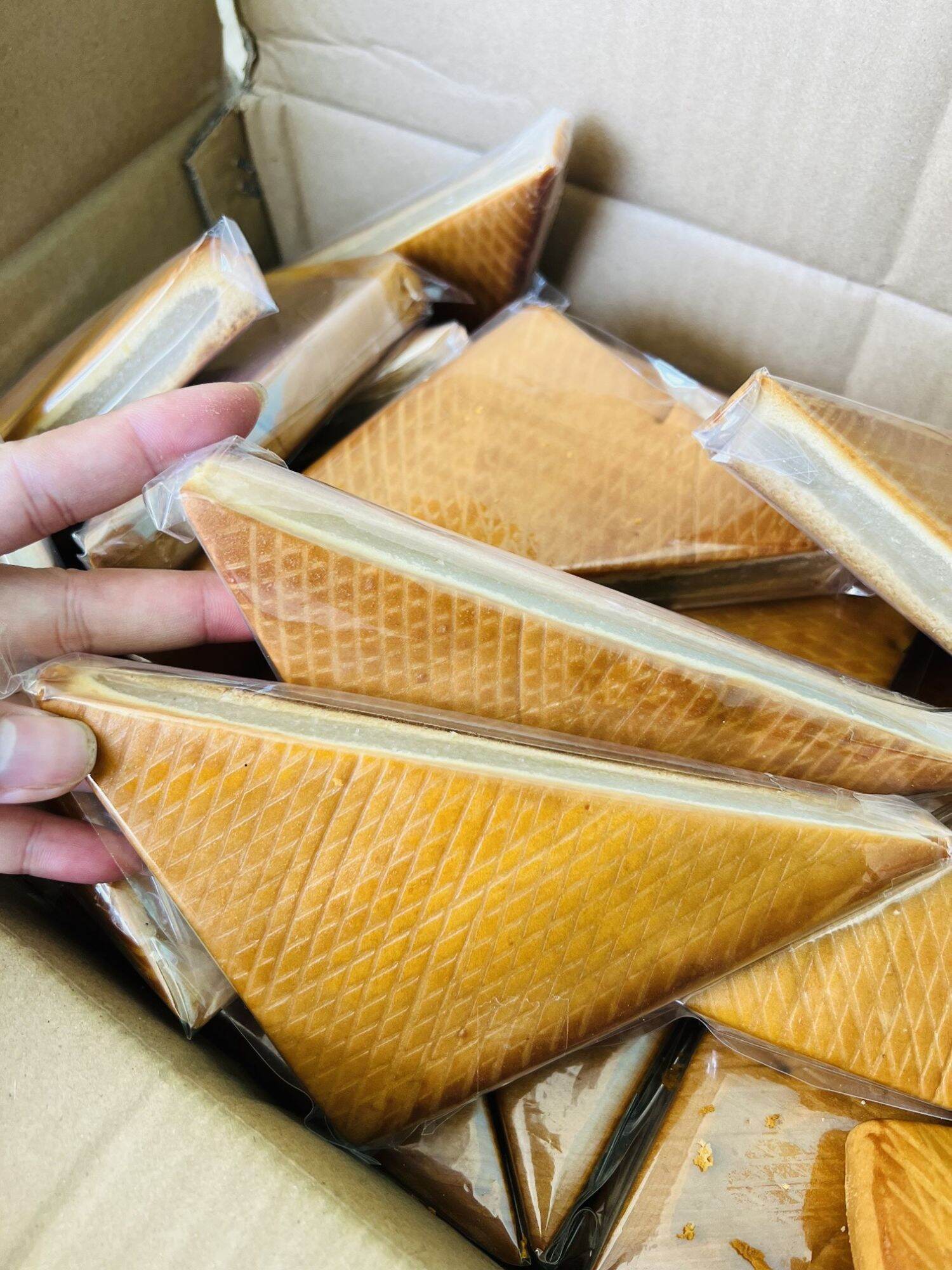 Bánh xà lam dừa miếng 200g (Ăn vặt thuần chay)