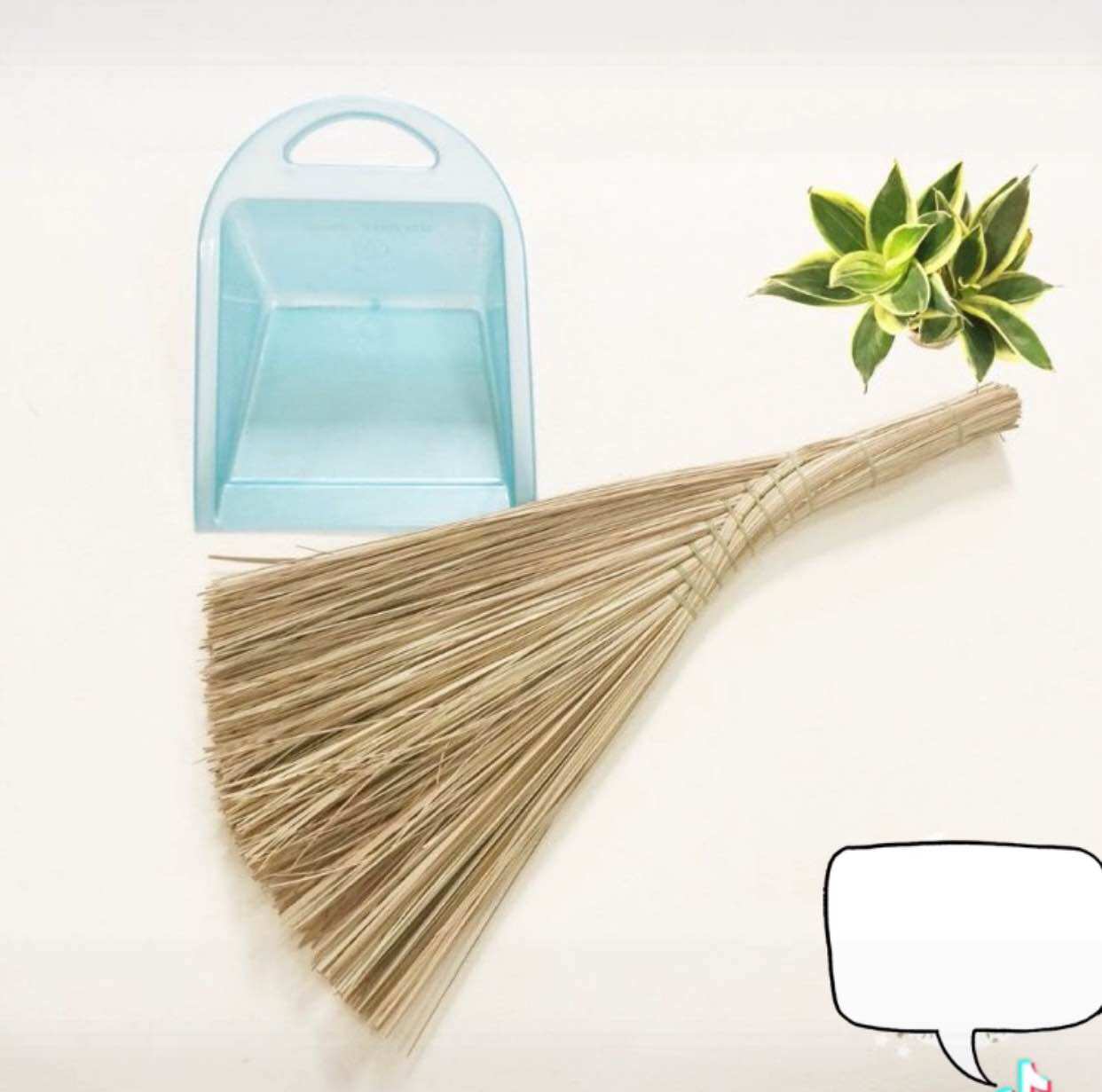 Chổi Chà Rễ Dừa Quét Sân Mini 20-65cm - Chất Liệu Tự Nhiên, Bền Chắc, Dẻo Dai Đồng