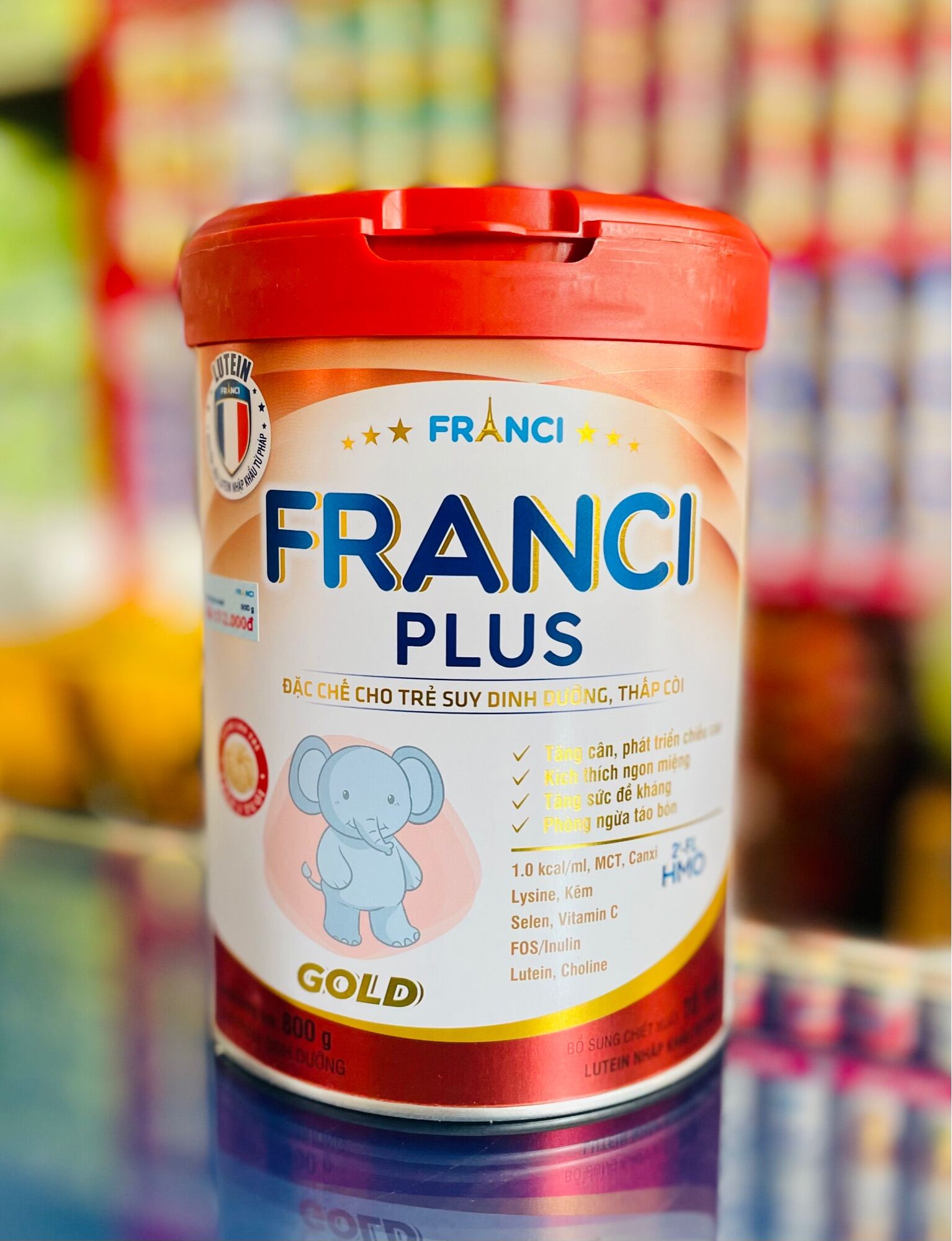 Sữa Bột Franci Plus cho trẻ nhẹ cân thấp còi 850g