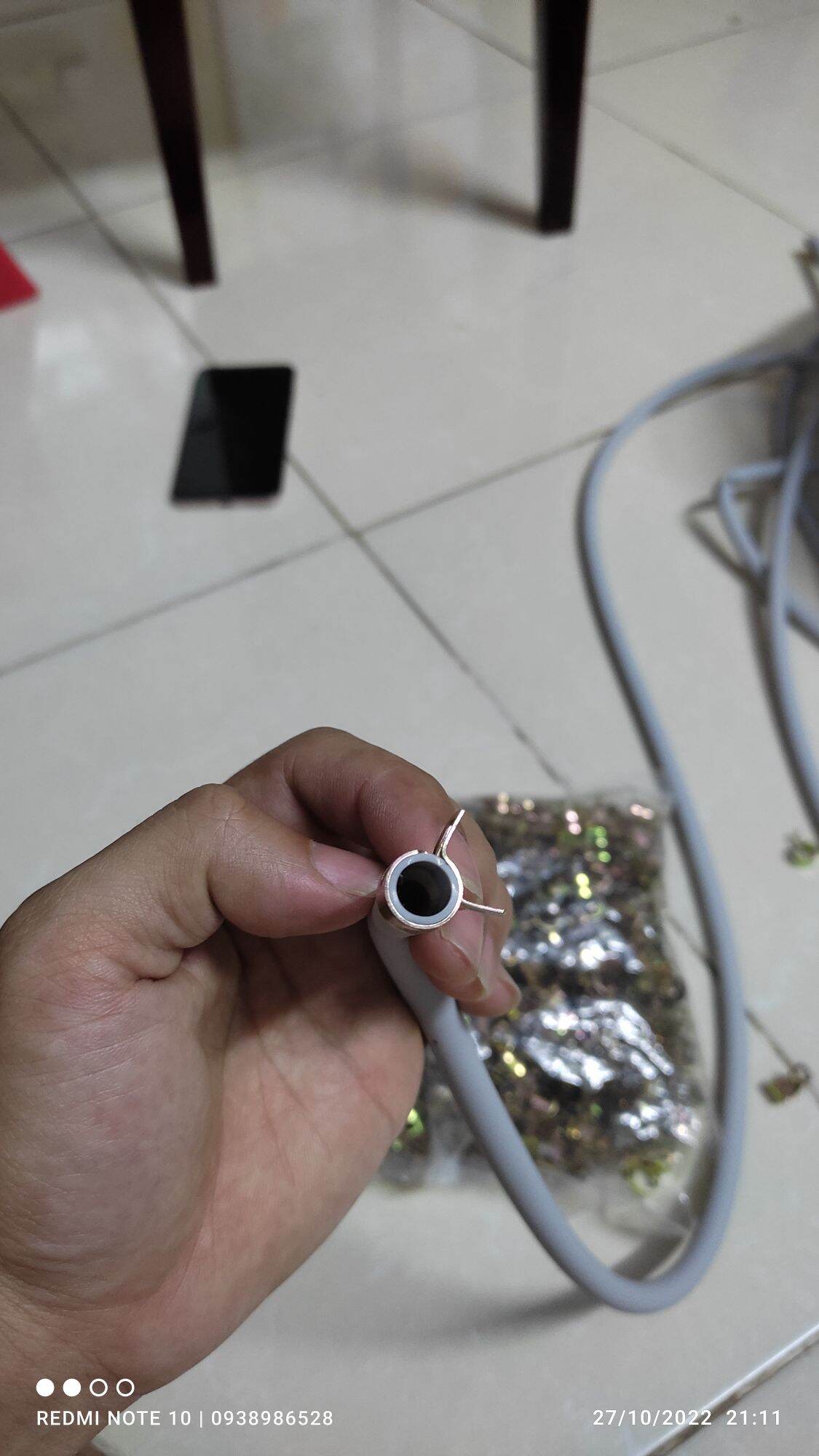 kẹp ống nước máy lọc ion kiềm