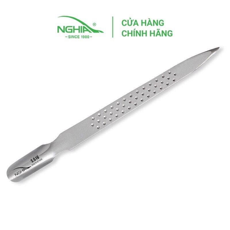 Sủi đẩy da lấy khoé S516 Kềm Nghĩa, sủi da inox
