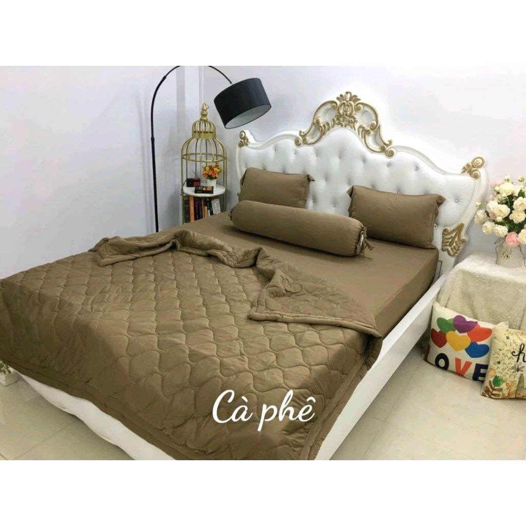 Drap/ ga thun lạnh in 3d [ đủ size ) không áo gối