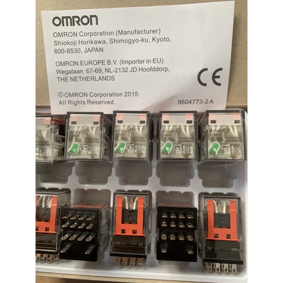 (OMRON) Rơ le MY4N-GS, MY2N-GS