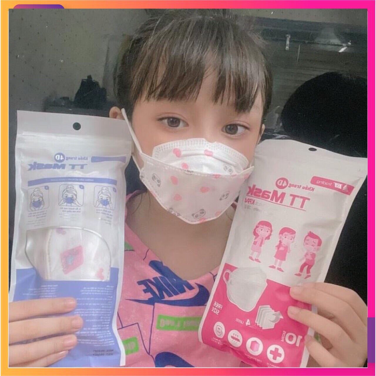 Khẩu trang KF94 cho trẻ em