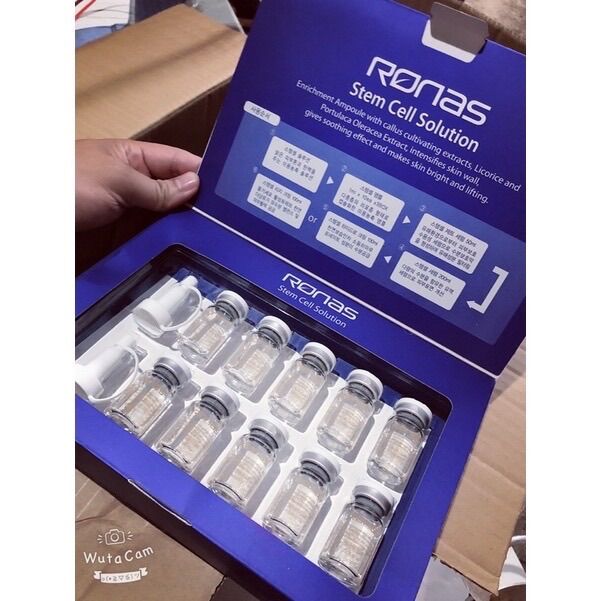Serum tế bào gốc trẻ hoá làn da Ronas Stem Cell Solution Hàn Quốc
