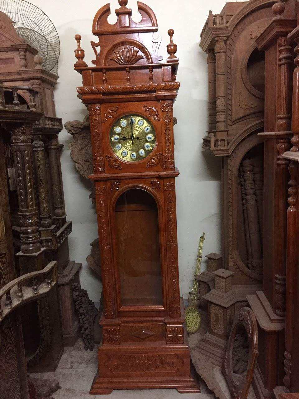 Đồng hồ Hoa Dây gỗ Hương Đá Giá Rẻ gỗ Hương Đá