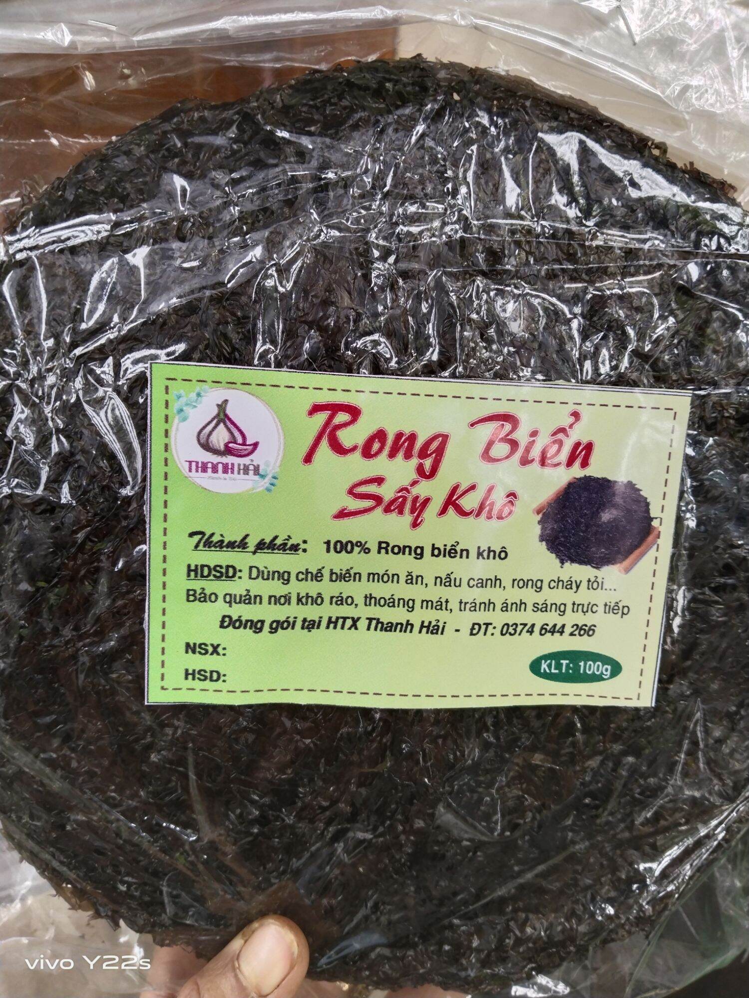Rong biển sấy khô bịch 100g