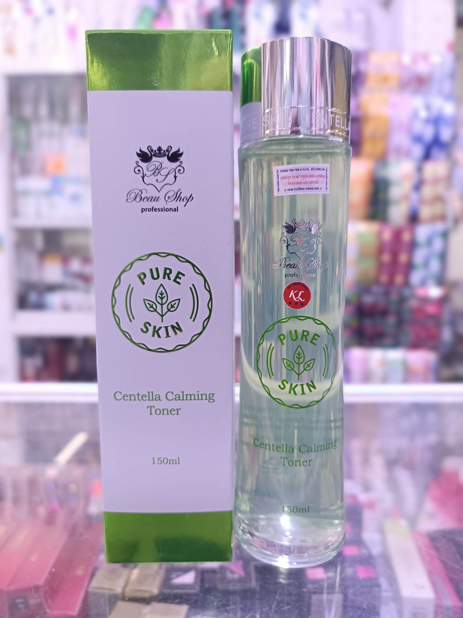 Nước hoa hồng beau shop centella calming toner 150ml