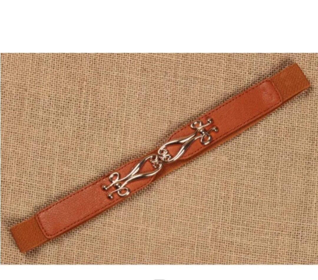[HCM]Thắt lưng nữ dây nịt nữ patterned 2cm màu nâu