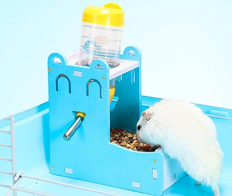 🐹giá đỡ bình nước kèm đựng thức ăn cho hamster thú cưng🐹
🐹