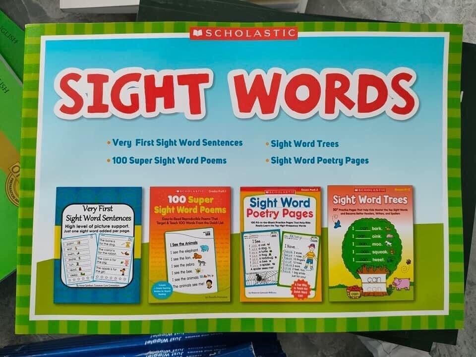 Sight words in gộp 4 trong 1